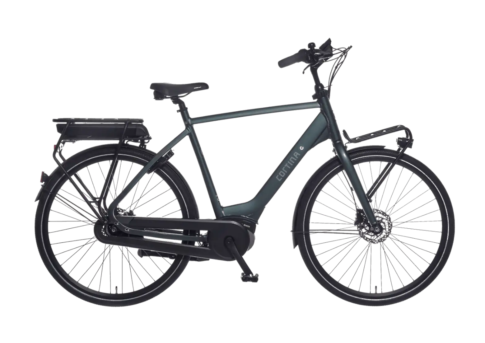 Cortina Cortina E-Common MM420 43V, accu 750Wh, black blue matt, Heren, H56 voor lengte: 180 - 185cm - Image 1