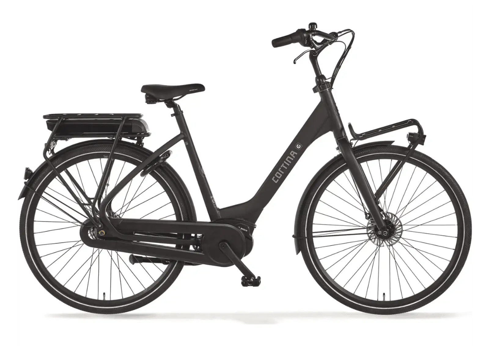 Cortina Cortina E-Common MM420 43V, accu 750Wh, laurel wreath matt, Dames, D50 voor lengte: 165 - 170cm - Image 1