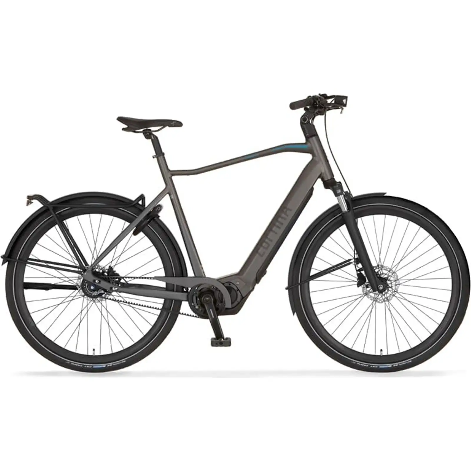 Cortina Cortina E-Silento Pro, accu 504Wh, eclips black matt, Heren, H61 voor lengte: 190 - 195cm - Image 1