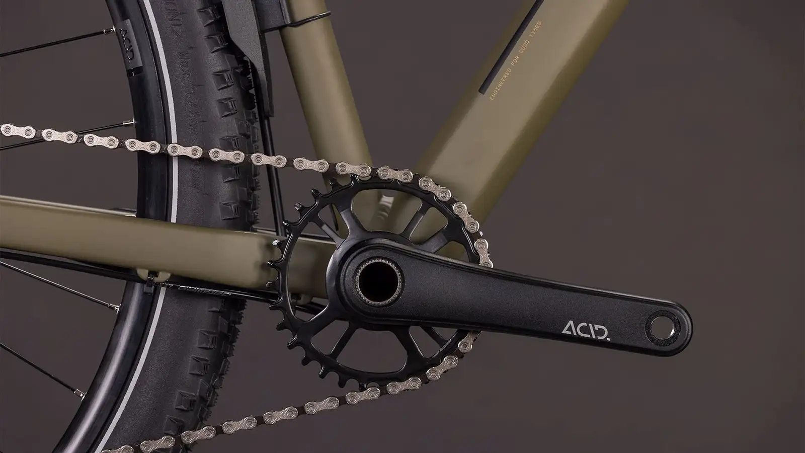 Cube AIM SLX FE DUSTYOLIVE/GOLD - Image 5