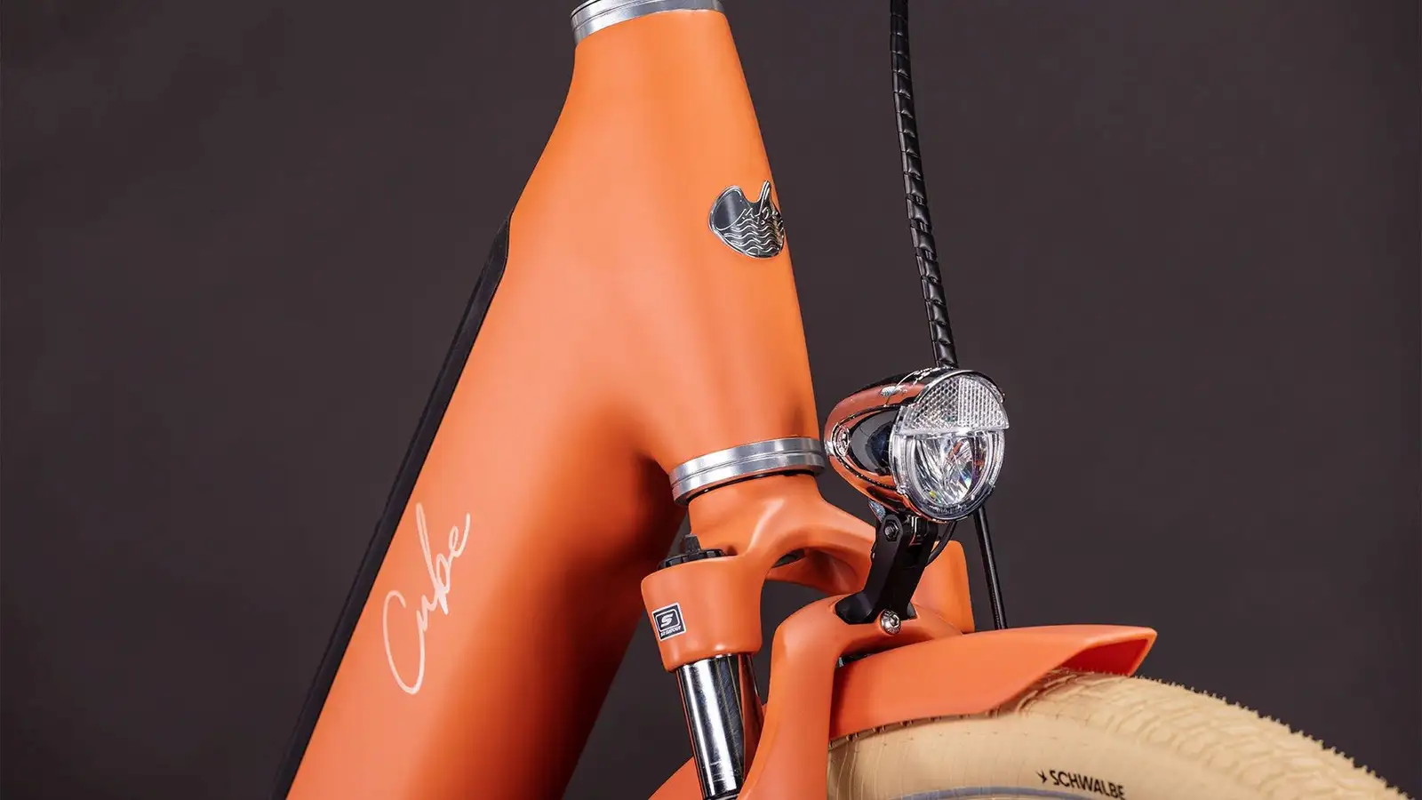 Cube ARUBA HYBRID 600 PAPAYA/CREME - Image 6