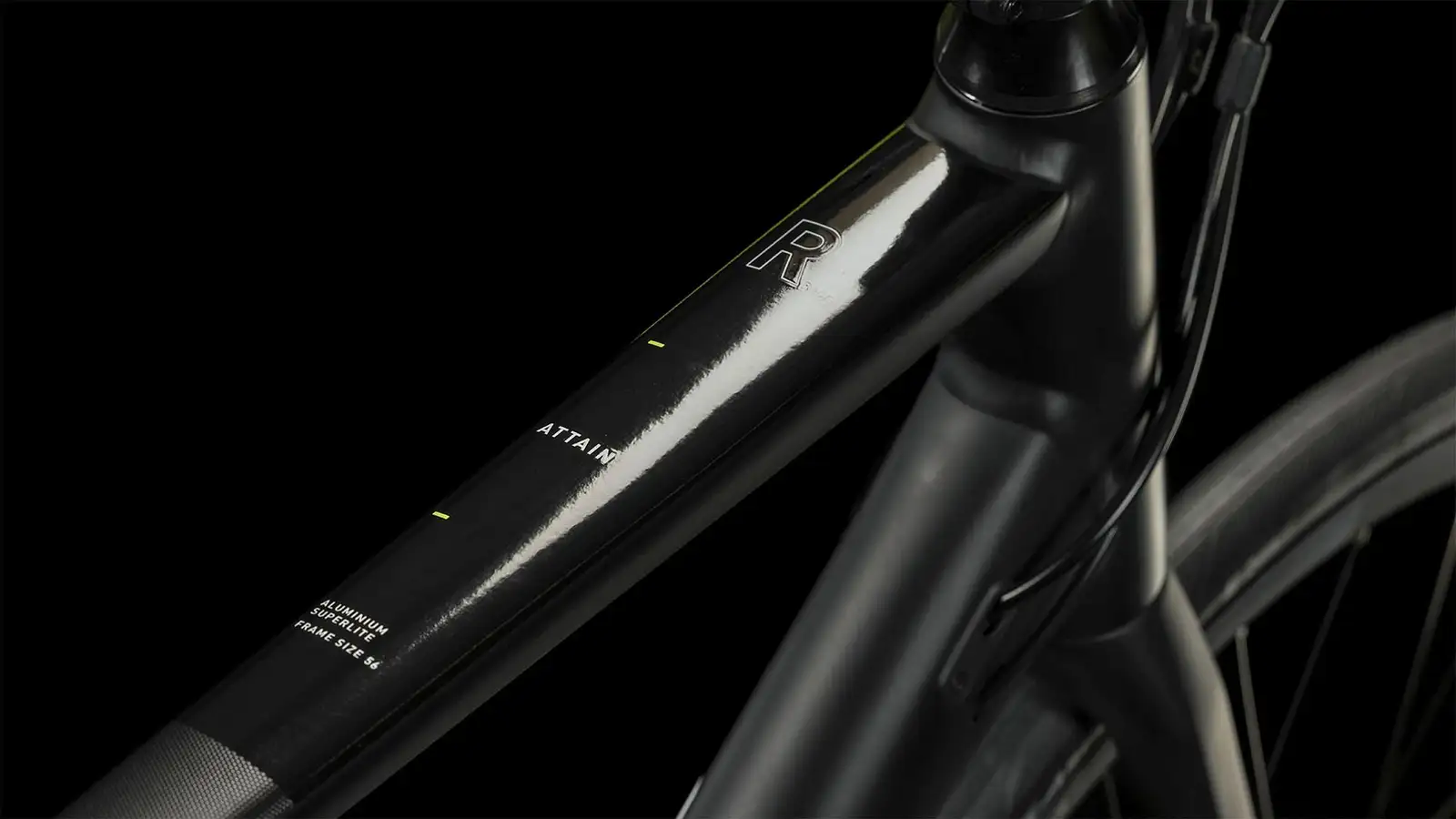 Cube ATTAIN RACE BLACK/WHITE - Image 2