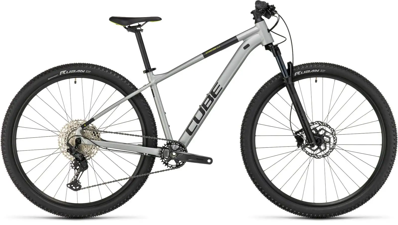 Cube ATTENTION SLX SILVERGREY/LIME - Image 1