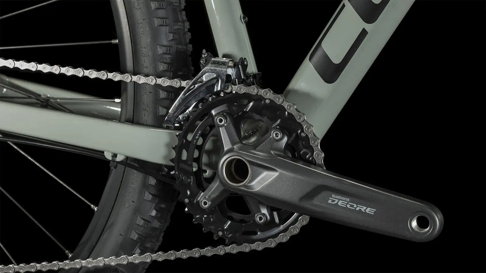 Cube ATTENTION SWAMPGREY/BLACK - Image 6