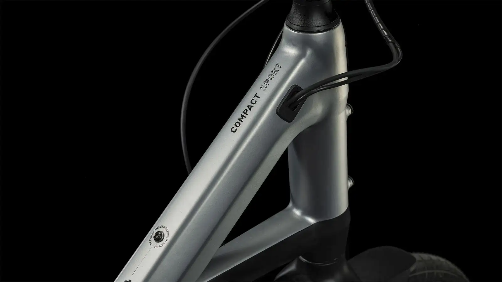 Cube COMPACT SPORT HYBRID 500 BLACK/POLARSIL - Image 2