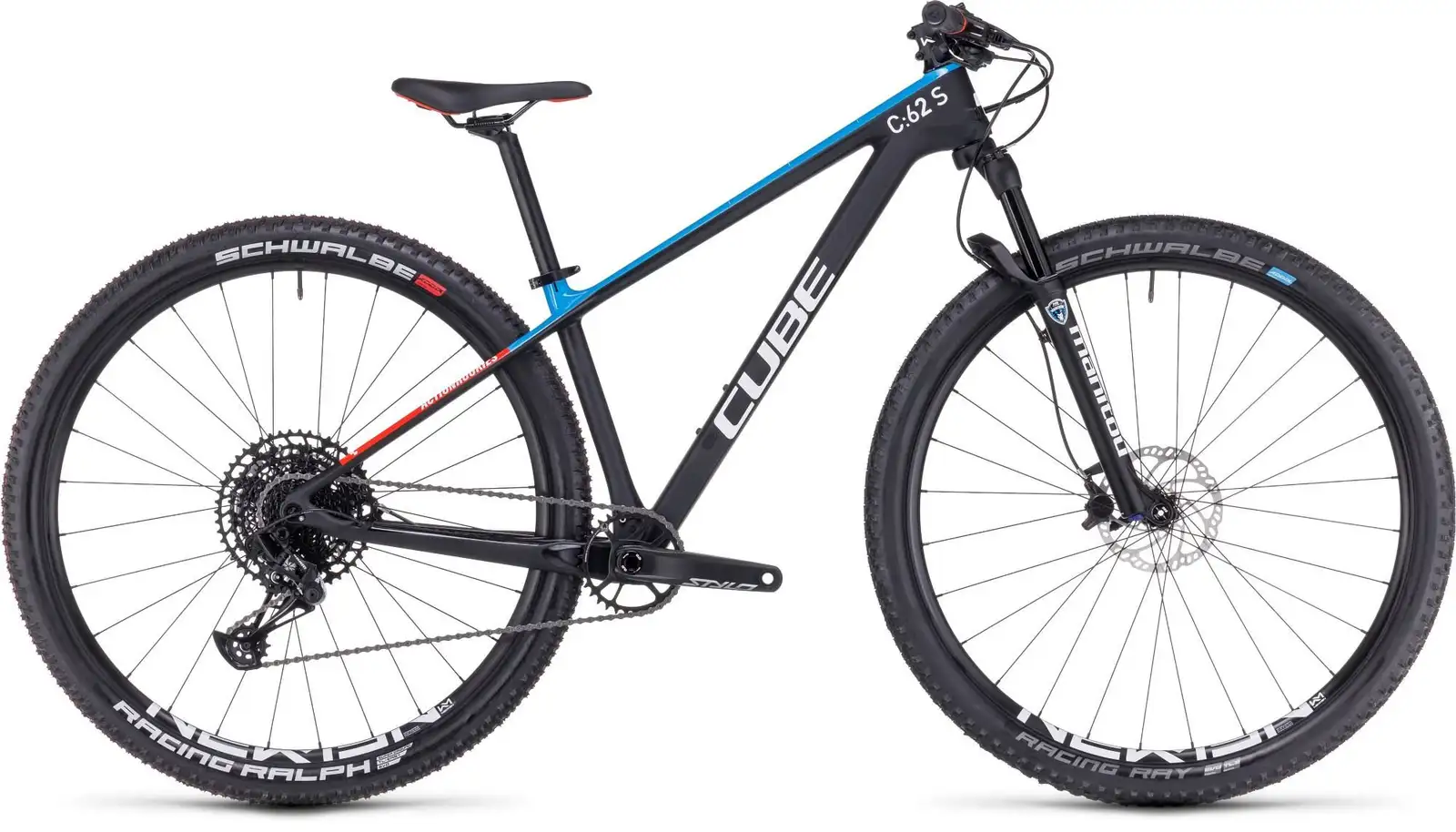 Cube ELITE C:62 SLX ROOKIE CARBON/BLUE/RED - Image 1