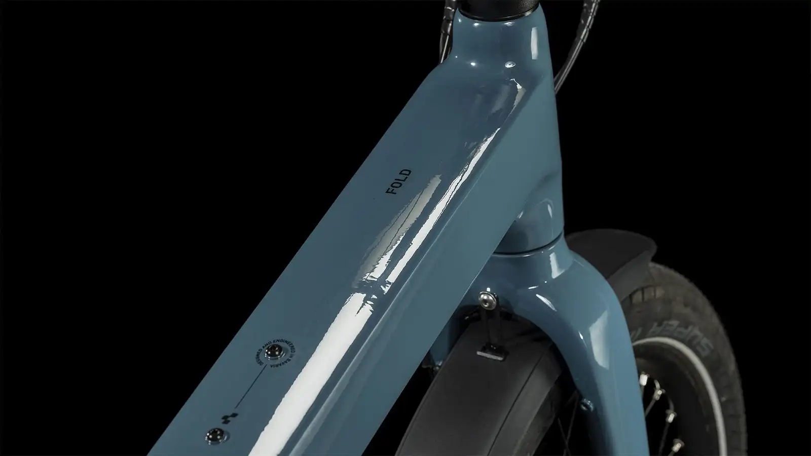 Cube FOLD HYBRID 500 DARKBLUE/BLACK - Image 2