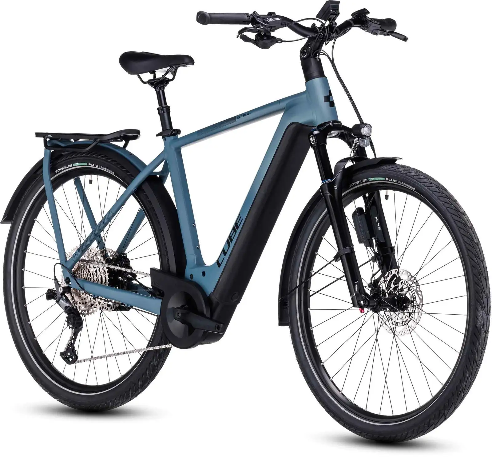 Cube KATHMANDU HYBRID ABS 750 SMARAGDGREY/BLUE - Image 2