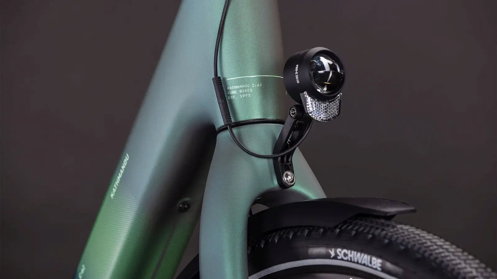 Cube KATHMANDU HYBRID C:62 SLT 400X SEAFOAM/CHROME - Image 6