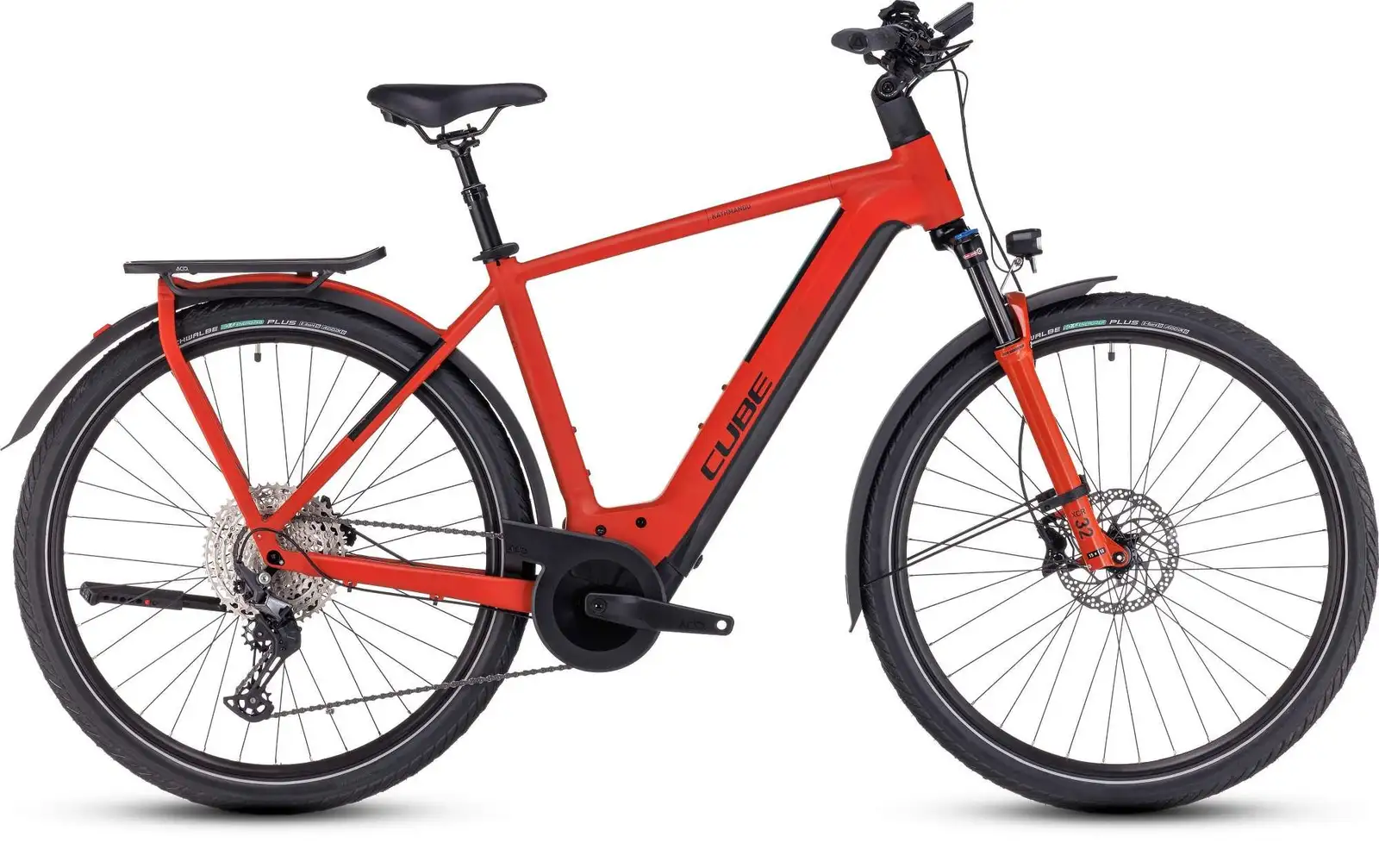 Cube KATHMANDU HYBRID EXC 750 RED/BLACK - Image 1