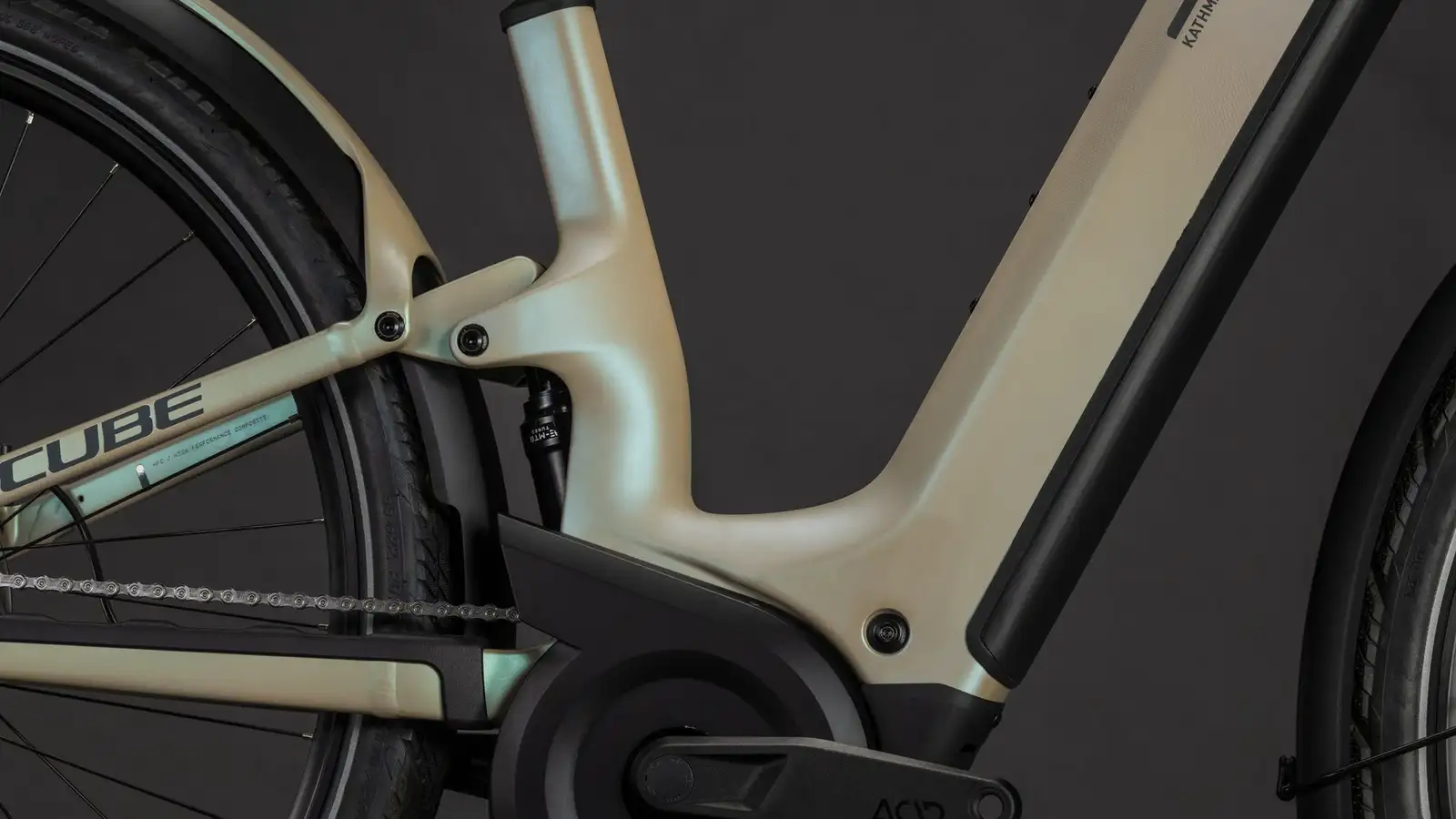 Cube KATHMANDU HYBRID ONE11 HPC SLT 800 GLINTSAND/OATGREY - Image 4