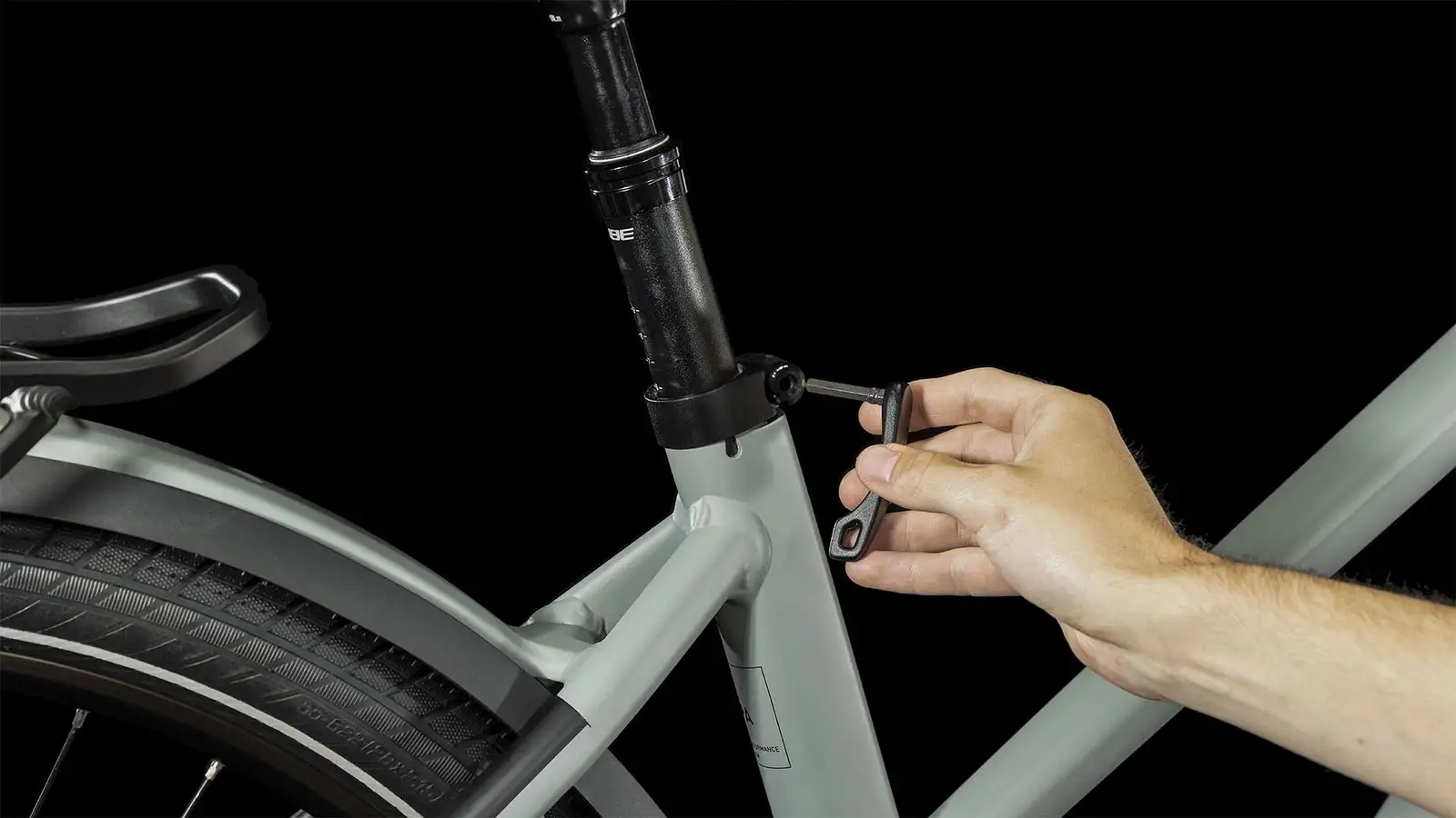 Cube KATHMANDU HYBRID ONE 750 SWAMPGREY - Image 6