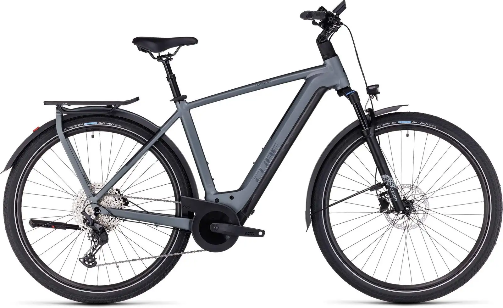 Cube KATHMANDU HYBRID PRO 750 FLASHGREY/BLACK - Image 1