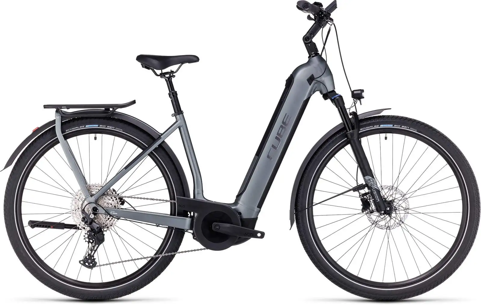 Cube KATHMANDU HYBRID PRO 750 FLASHGREY/BLACK - Image 1