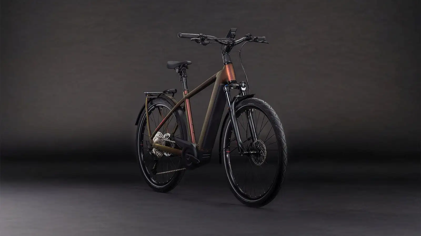 Cube KATHMANDU HYBRID PRO 800 SUNGLOW/CHROME - Image 7