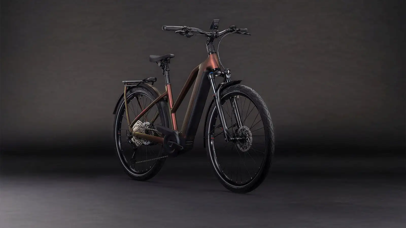 Cube KATHMANDU HYBRID PRO 800 SUNGLOW/CHROME - Image 7