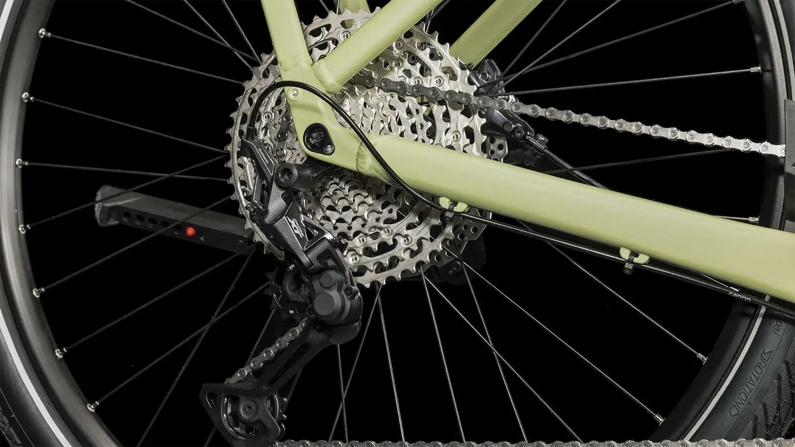 Cube KATHMANDU HYBRID SLX 750 GREEN/OLIVE - Image 5