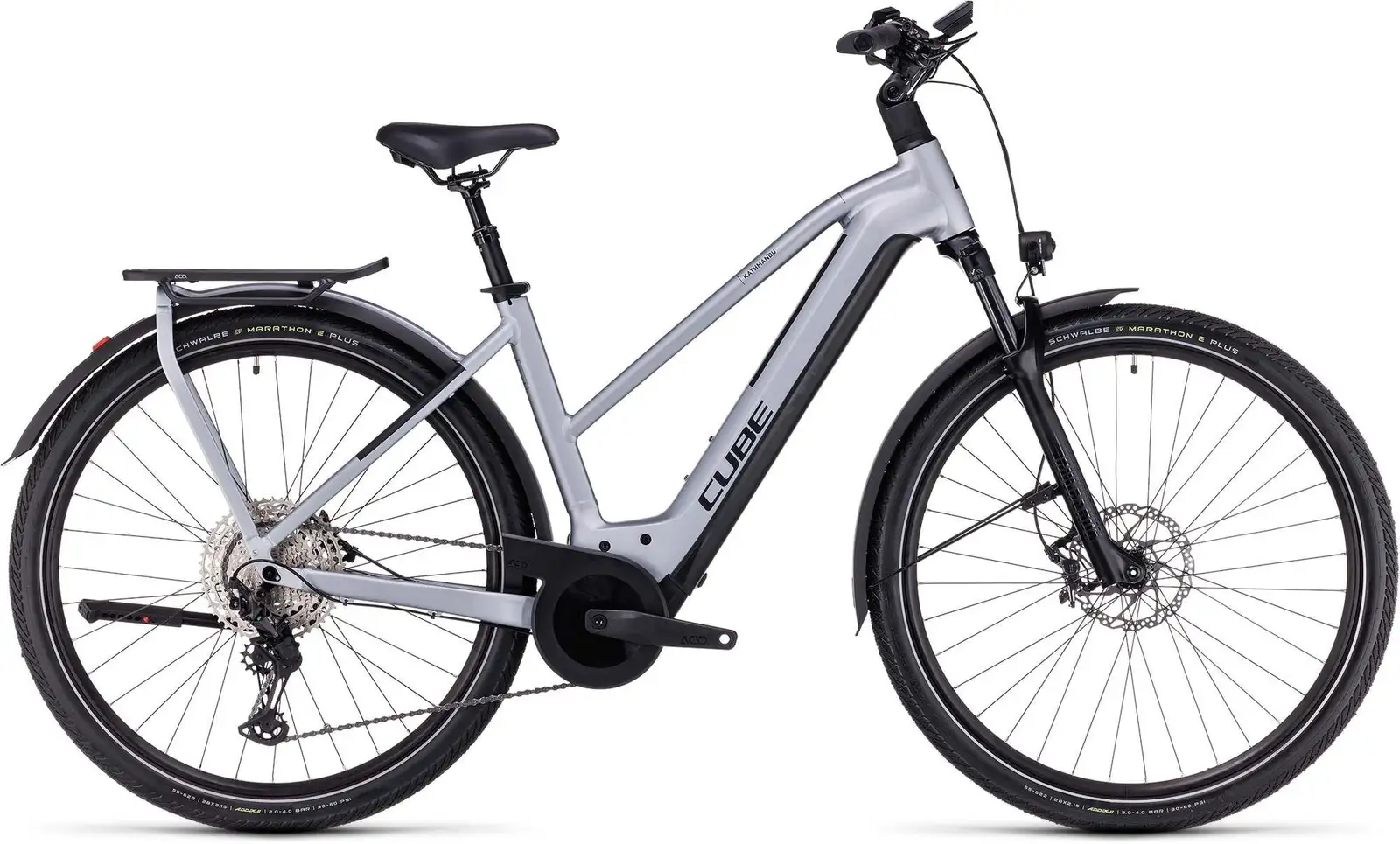 Cube KATHMANDU HYBRID SLX 750 POLARSILVER/BLACK - Image 1