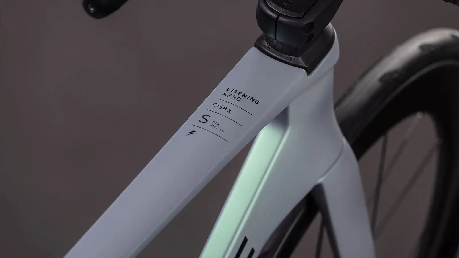 Cube LITENING AERO C:68X SLX SEAGREY/BLACK - Image 2