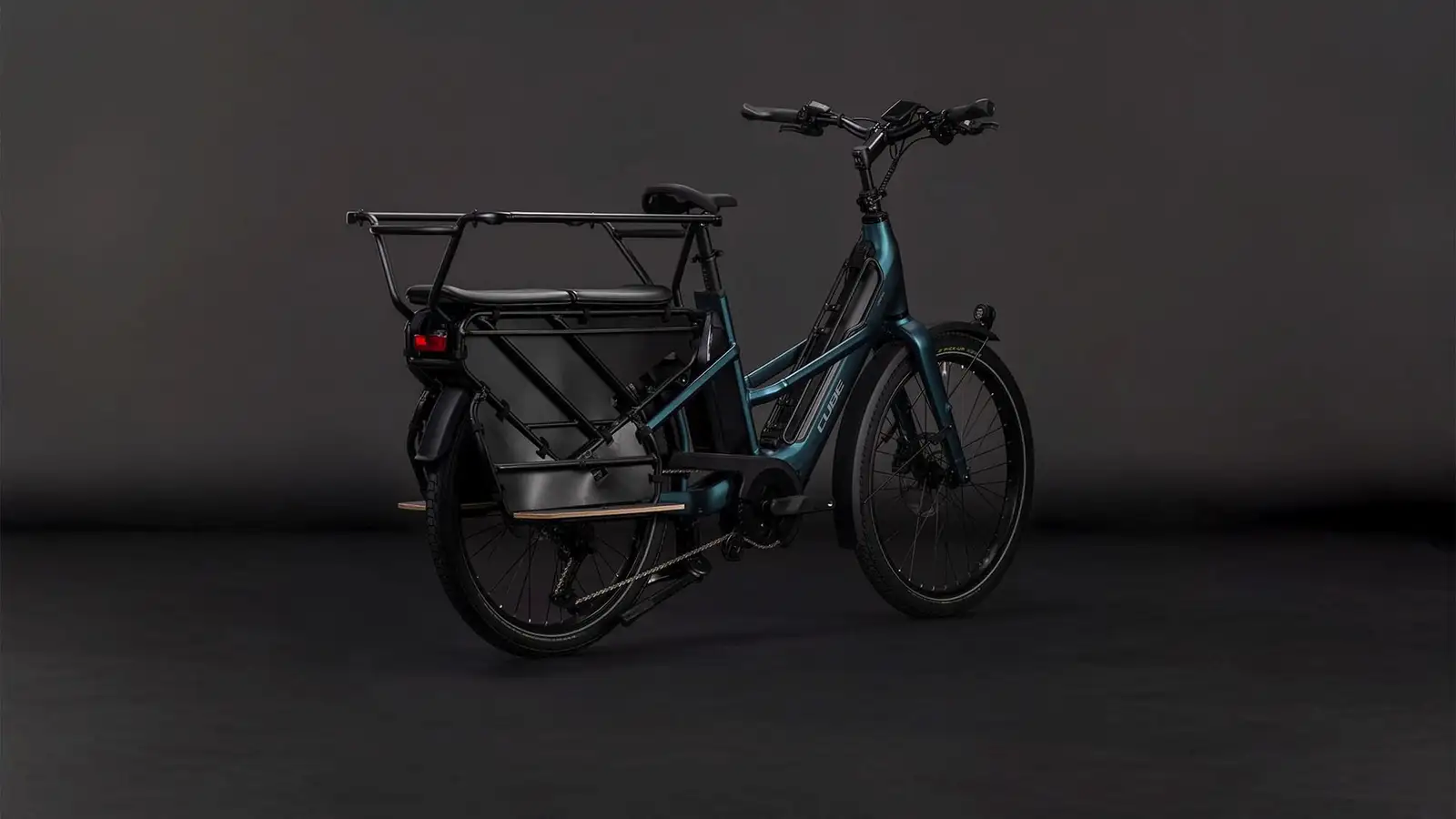 Cube LONGTAIL HYBRID 800 ROYALGREEN/BLACK - Image 7