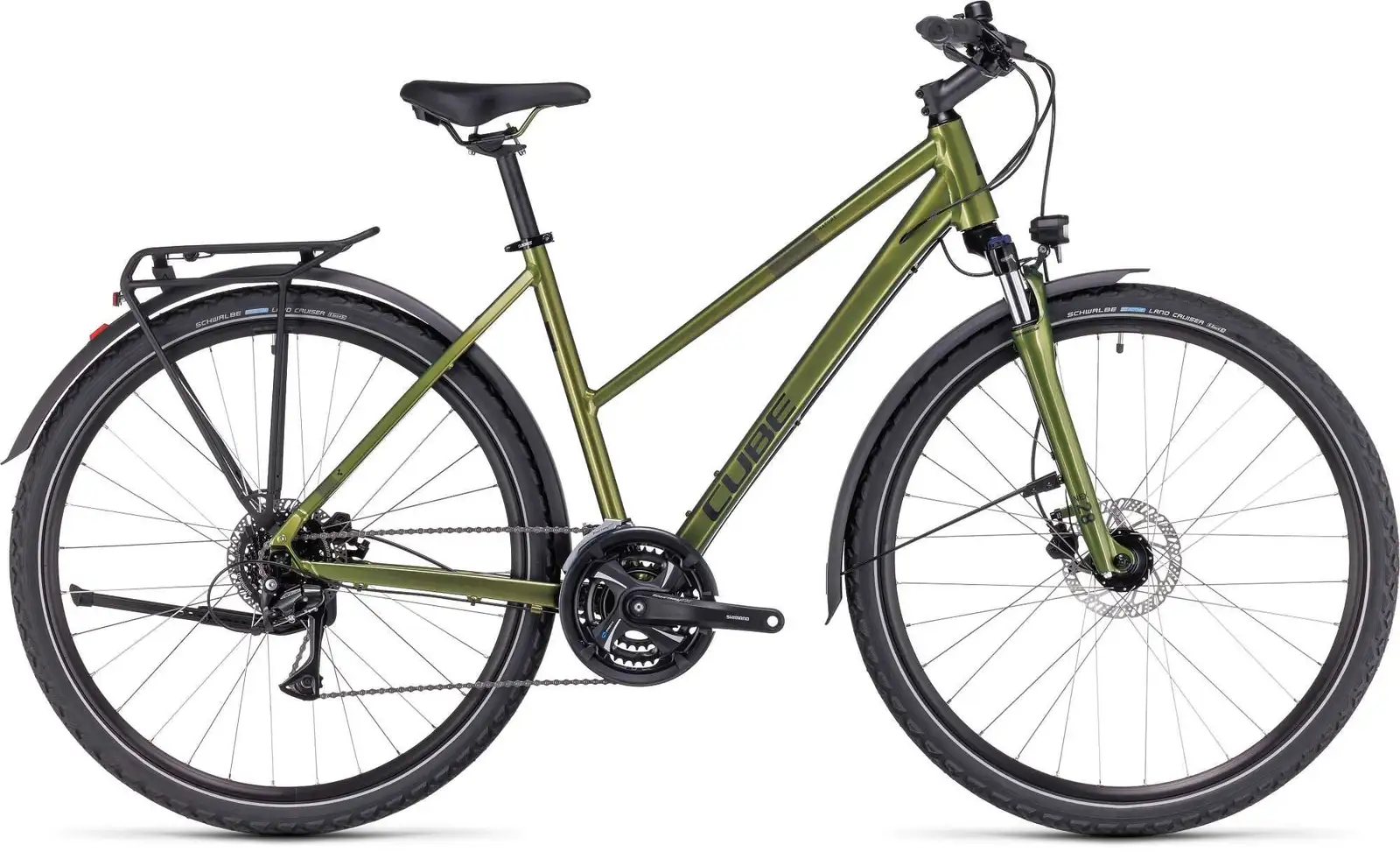 Cube NATURE ALLROAD SHINYMOSS/BLACK - Image 1