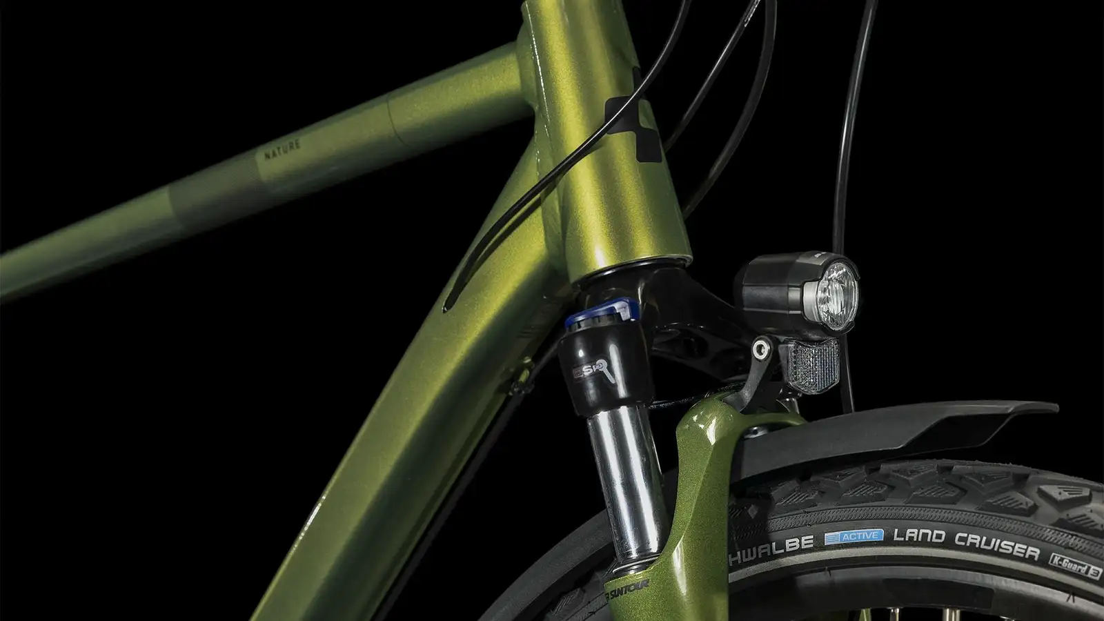 Cube NATURE ALLROAD SHINYMOSS/BLACK - Image 3