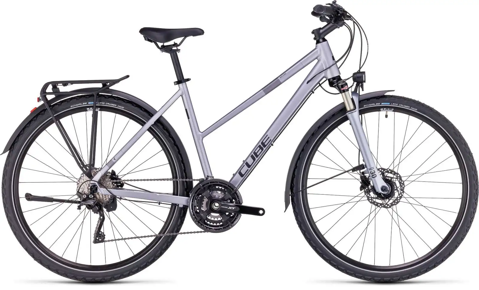 Cube NATURE EXC ALLROAD POLARSILVER/BLACK - Image 1