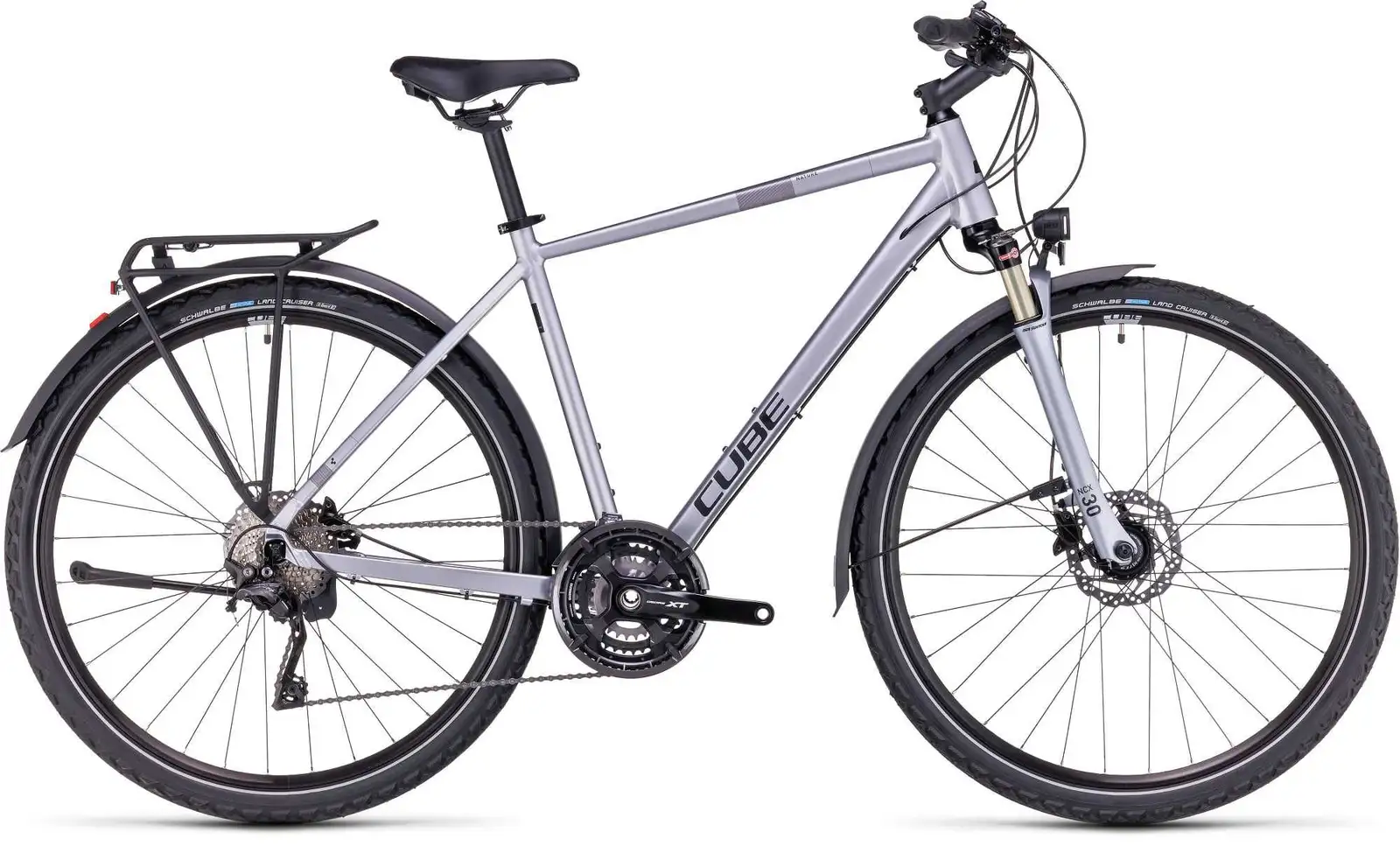 Cube NATURE EXC ALLROAD POLARSILVER/BLACK - Image 1