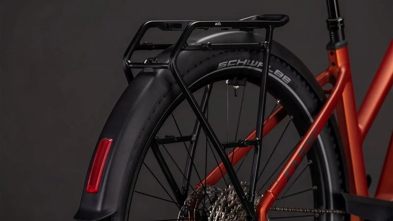 Cube NURIDE HYBRID PRO 600 CHILLI/BLACK - Afbeelding 5