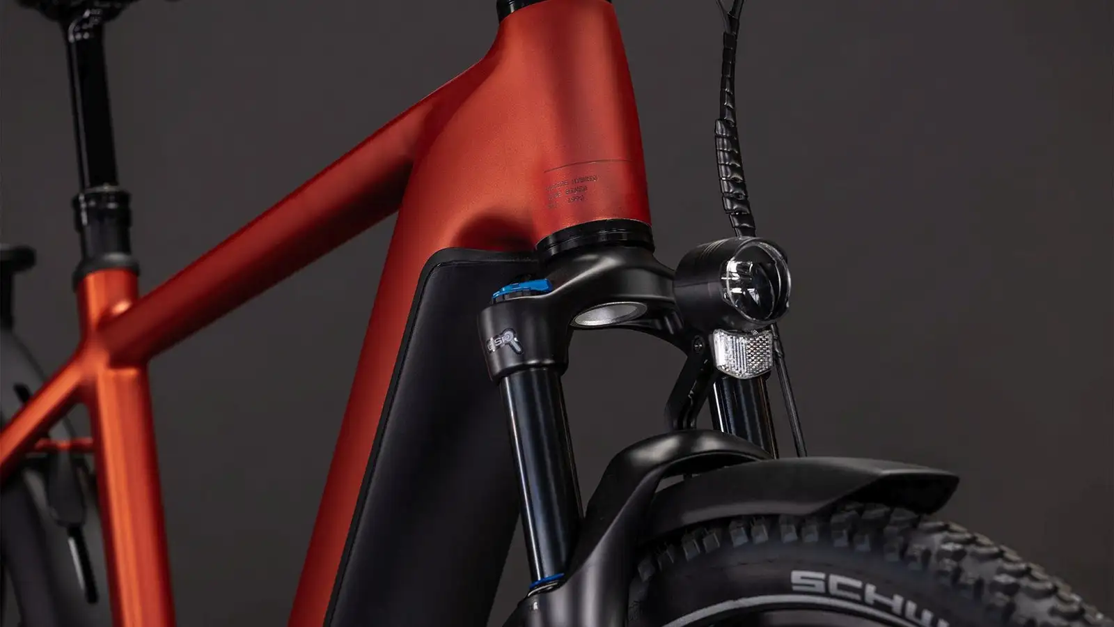 Cube NURIDE HYBRID PRO 600 CHILLI/BLACK - Image 6