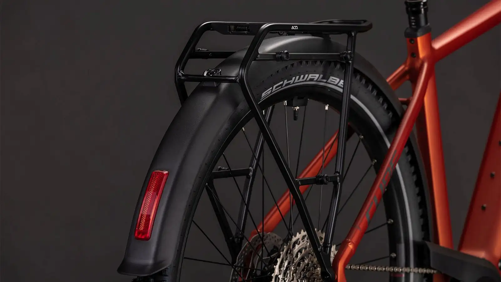 Cube NURIDE HYBRID PRO 800 CHILLI/BLACK - Image 4