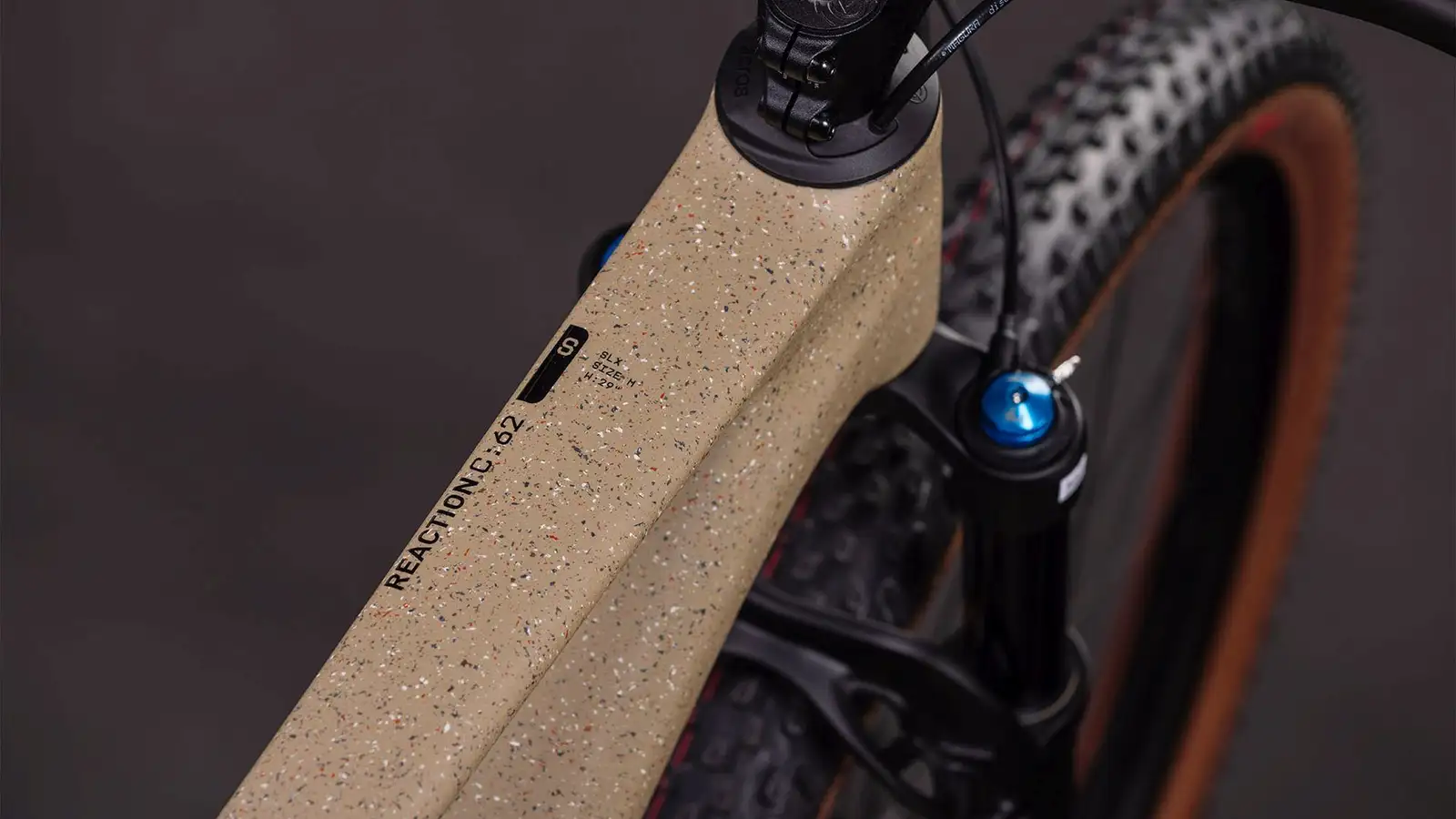 Cube REACTION C:62 SLX MINERALGRIT/BLACK - Image 2