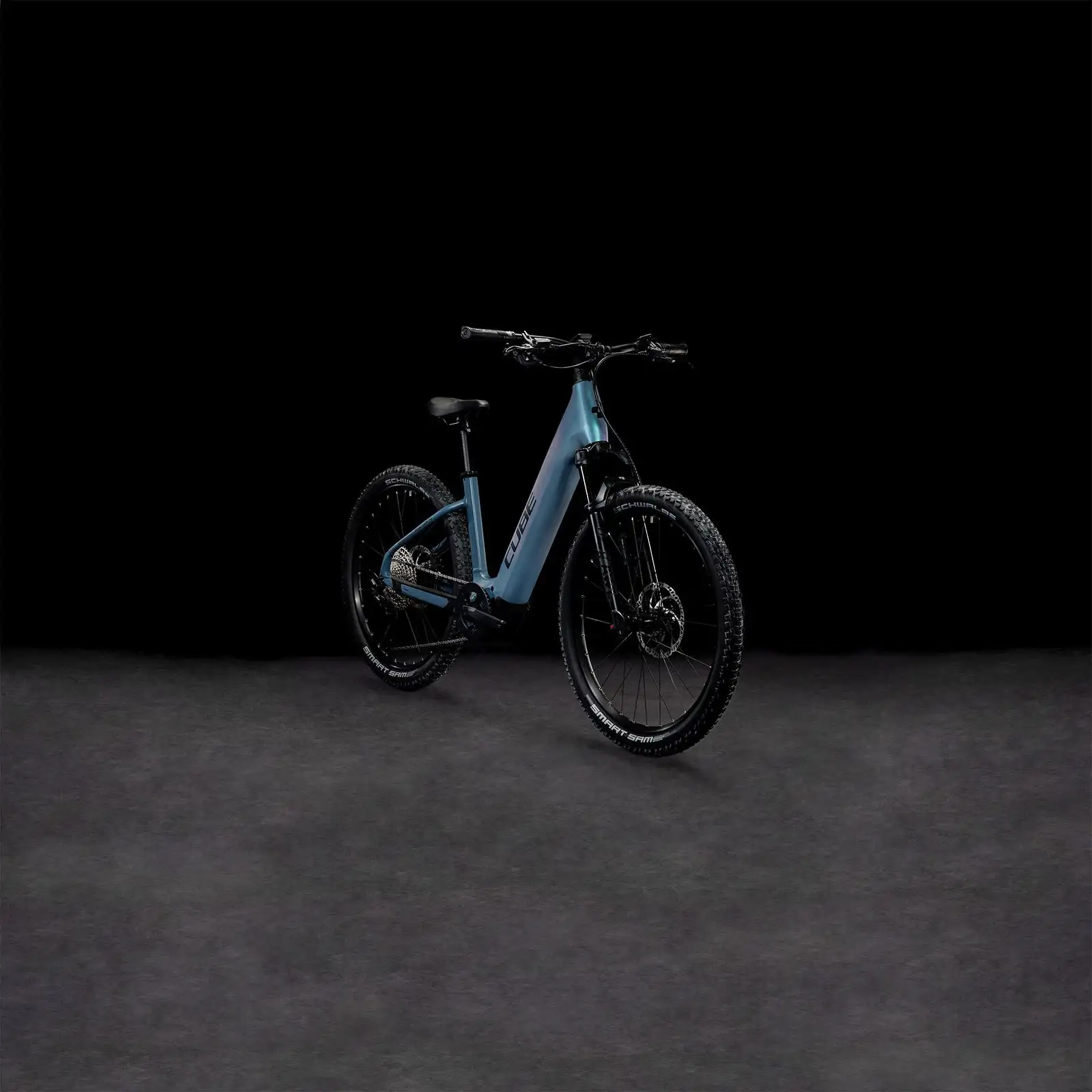 Cube REACTION HYBRID ABS 750 SMARAGDGREY/BLUE - Image 7