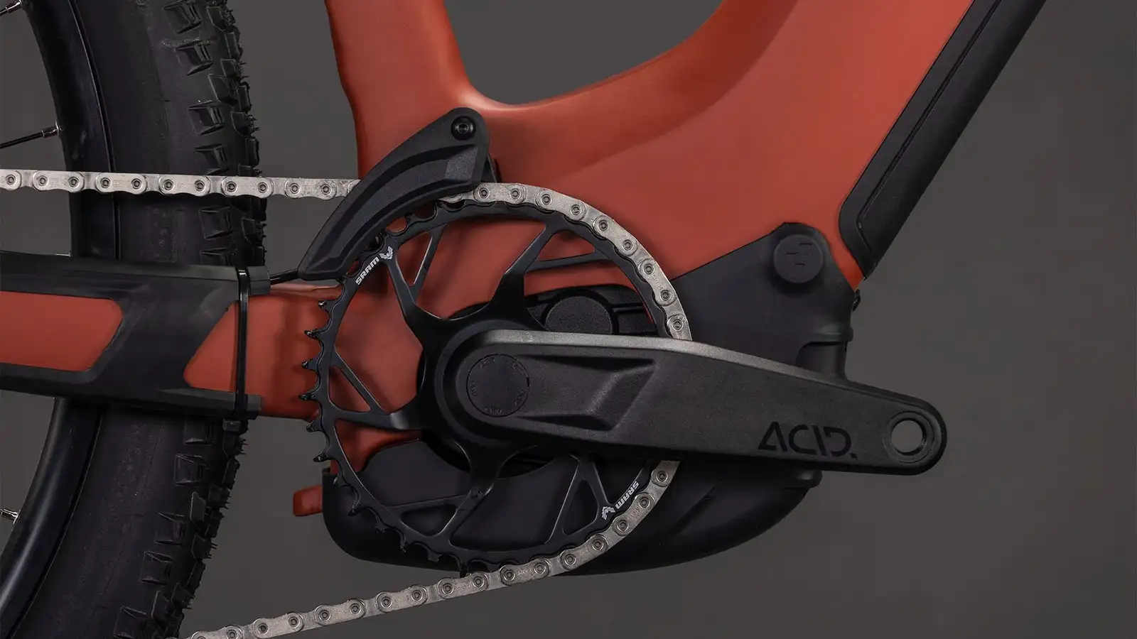 Cube REACTION HYBRID RACE 800 AMBER/BLACK - Afbeelding 5