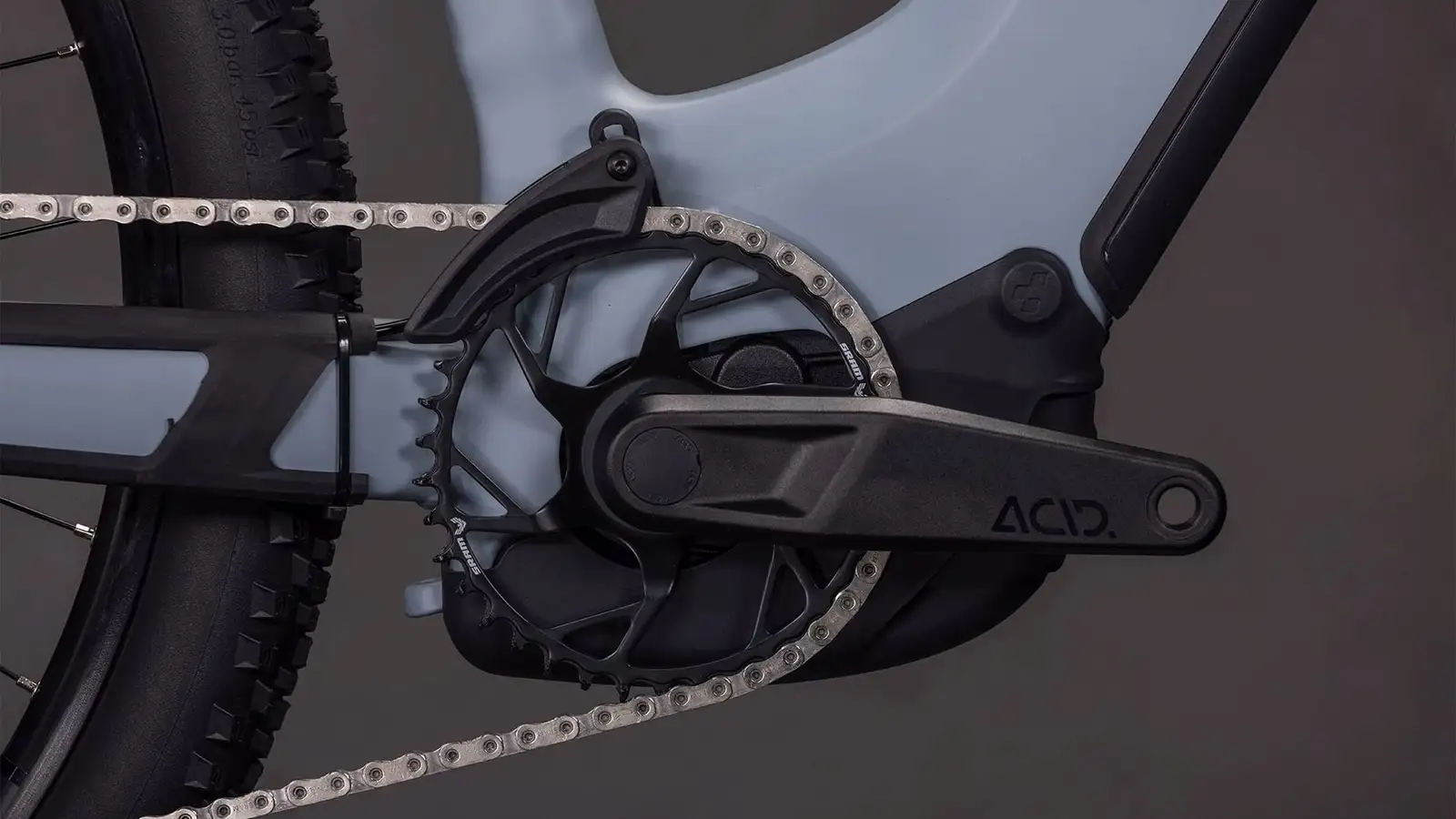 Cube REACTION HYBRID RACE 800 VULCAN/ORANGE - Image 5