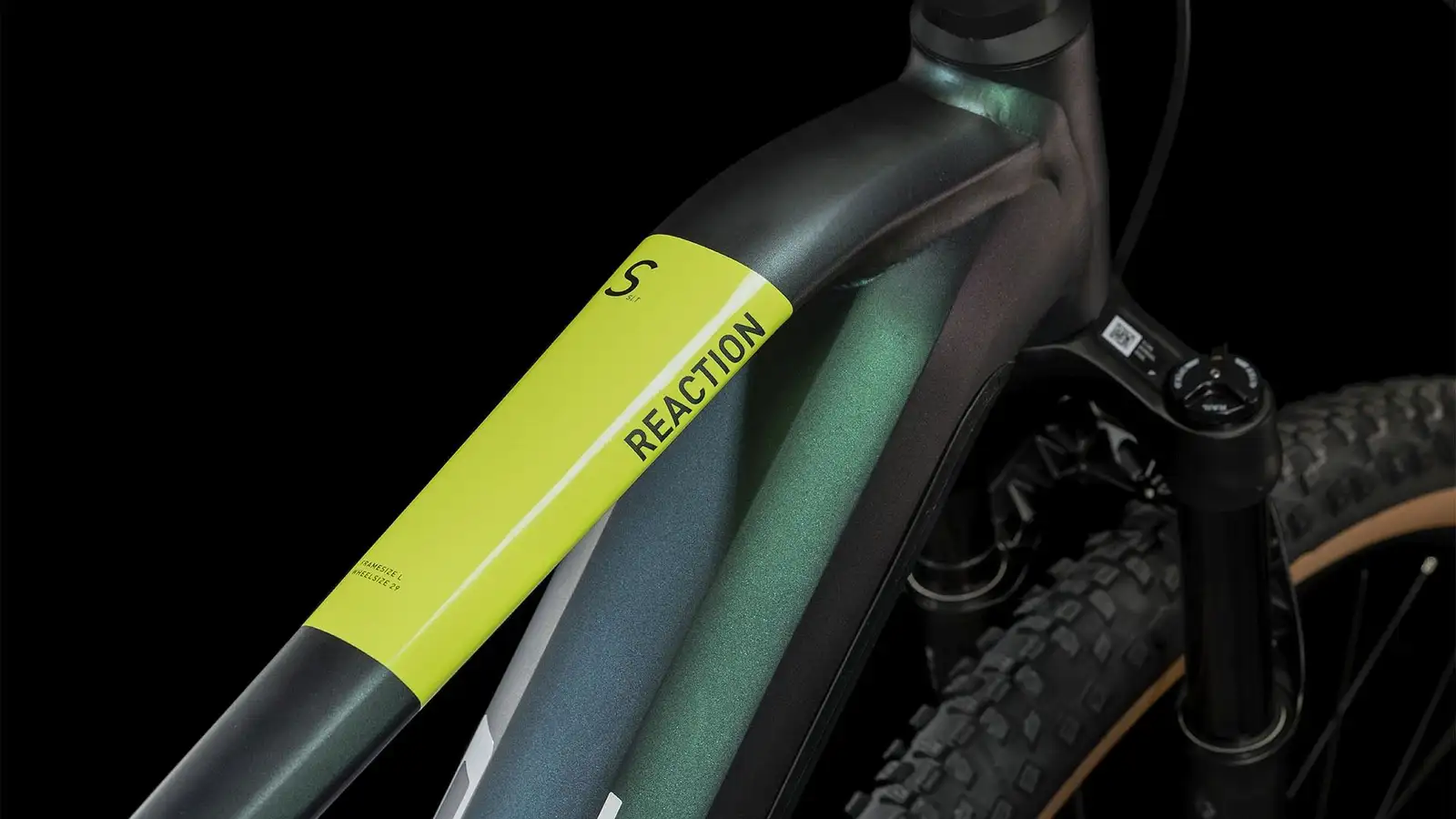 Cube REACTION HYBRID SLT 750 GOBLIN/YELLOW - Image 2