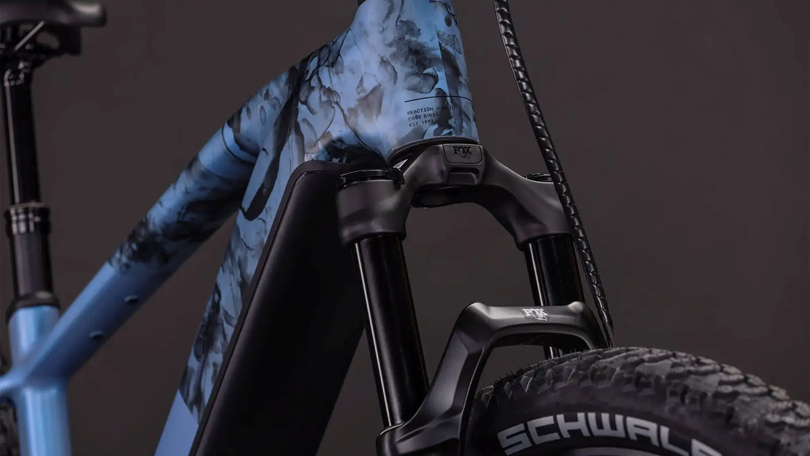 Cube REACTION HYBRID SLT 800 HAZEBLUE/FUME - Image 7