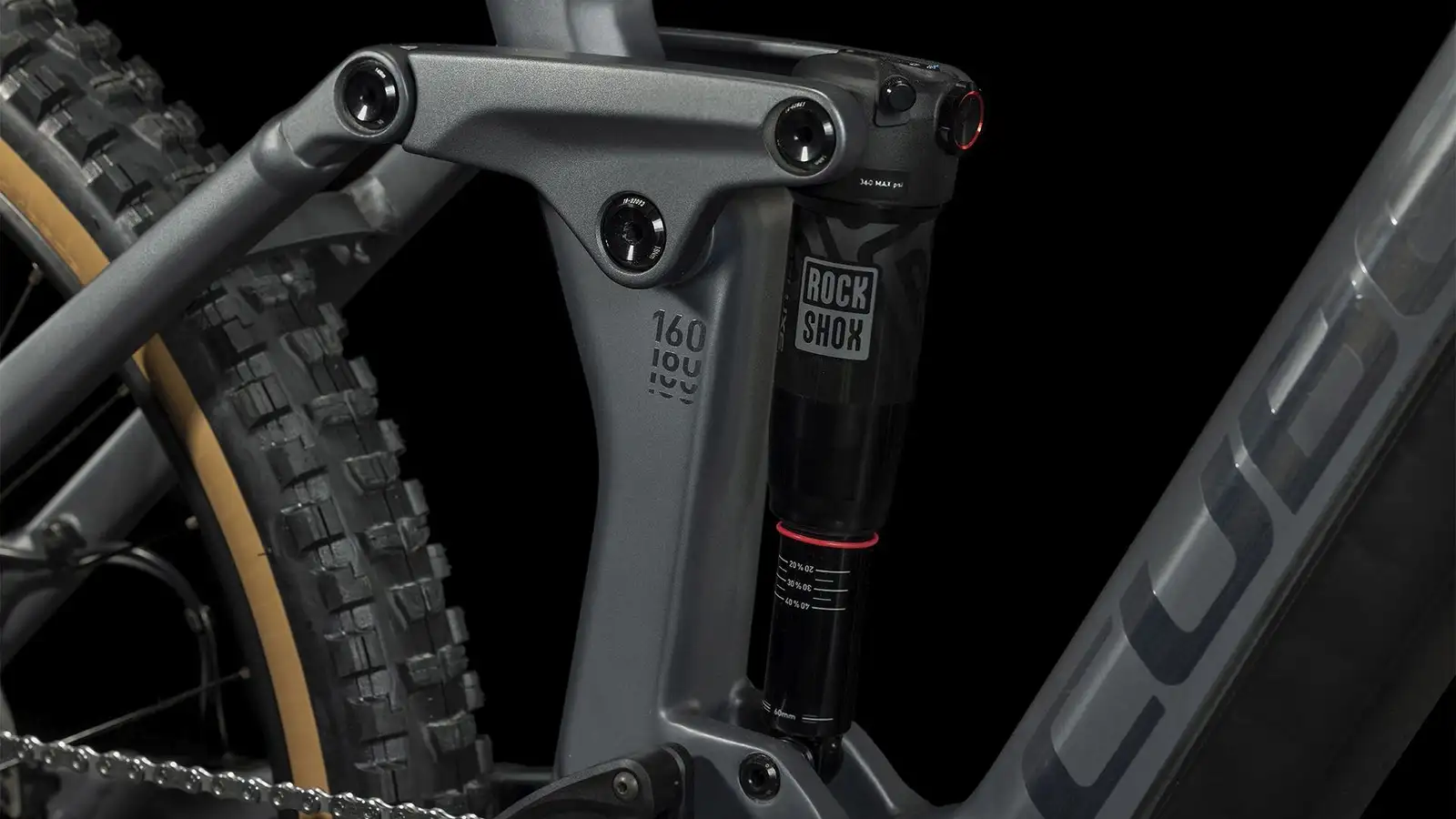 Cube STEREO HYBRID 160 HPC RACE 625 GRY/METAL - Image 4