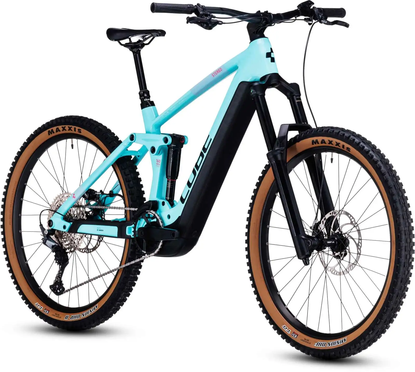 Cube STEREO HYBRID 160 HPC RACE 750 27.5 ICEBLUE/BLACK - Image 8