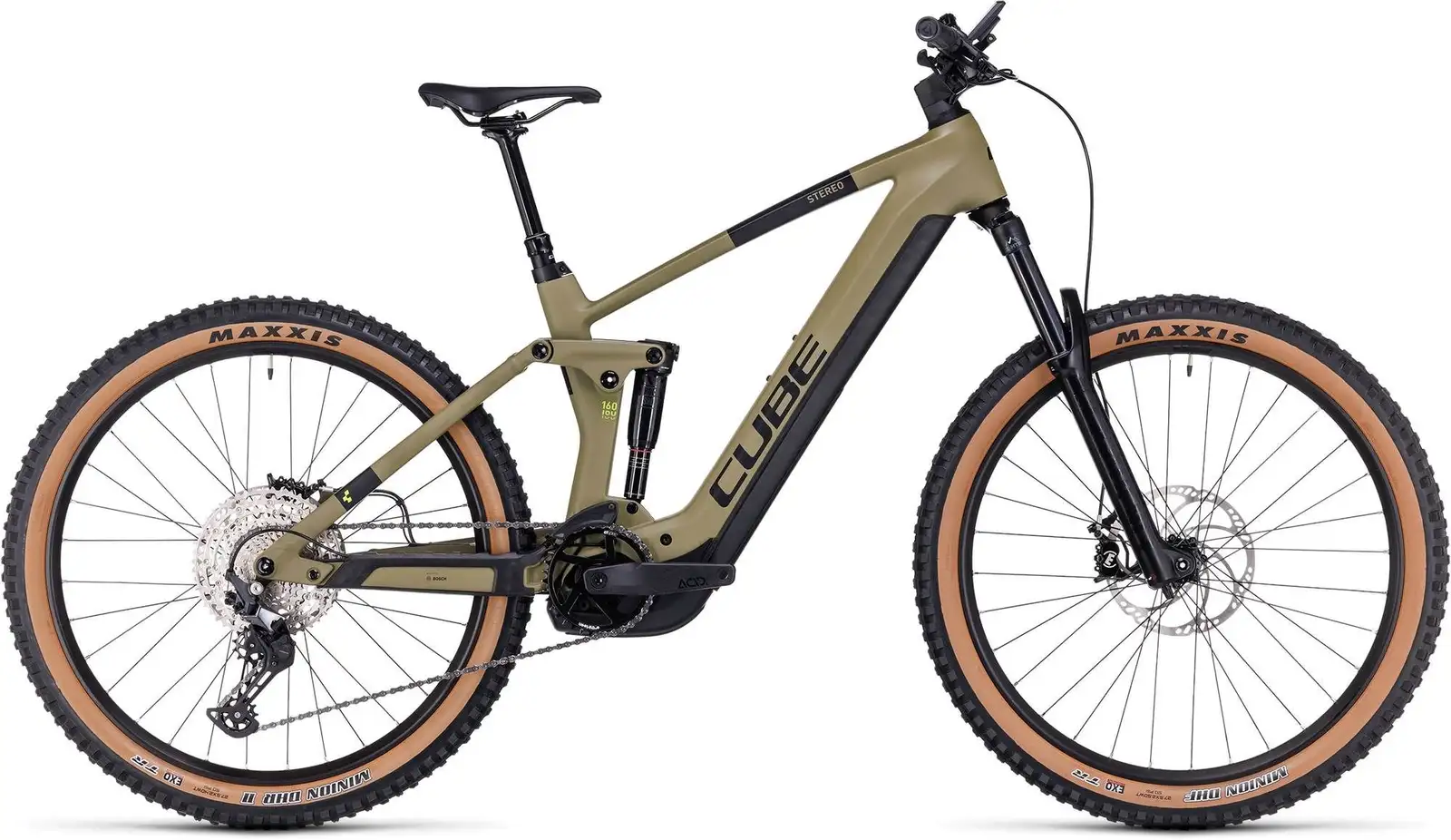Cube STEREO HYBRID 160 HPC RACE 750 27.5 OLIVE/GREEN - Image 1