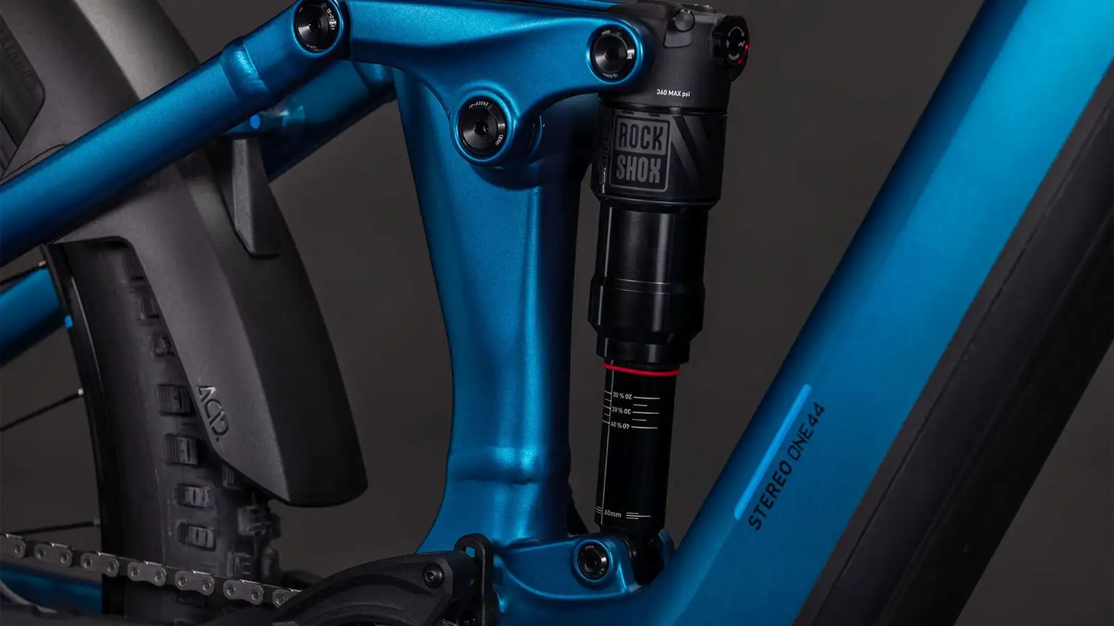 Cube STEREO HYBRID ONE44 EX 800 ELECTRICBLUE/BLUE - Image 5