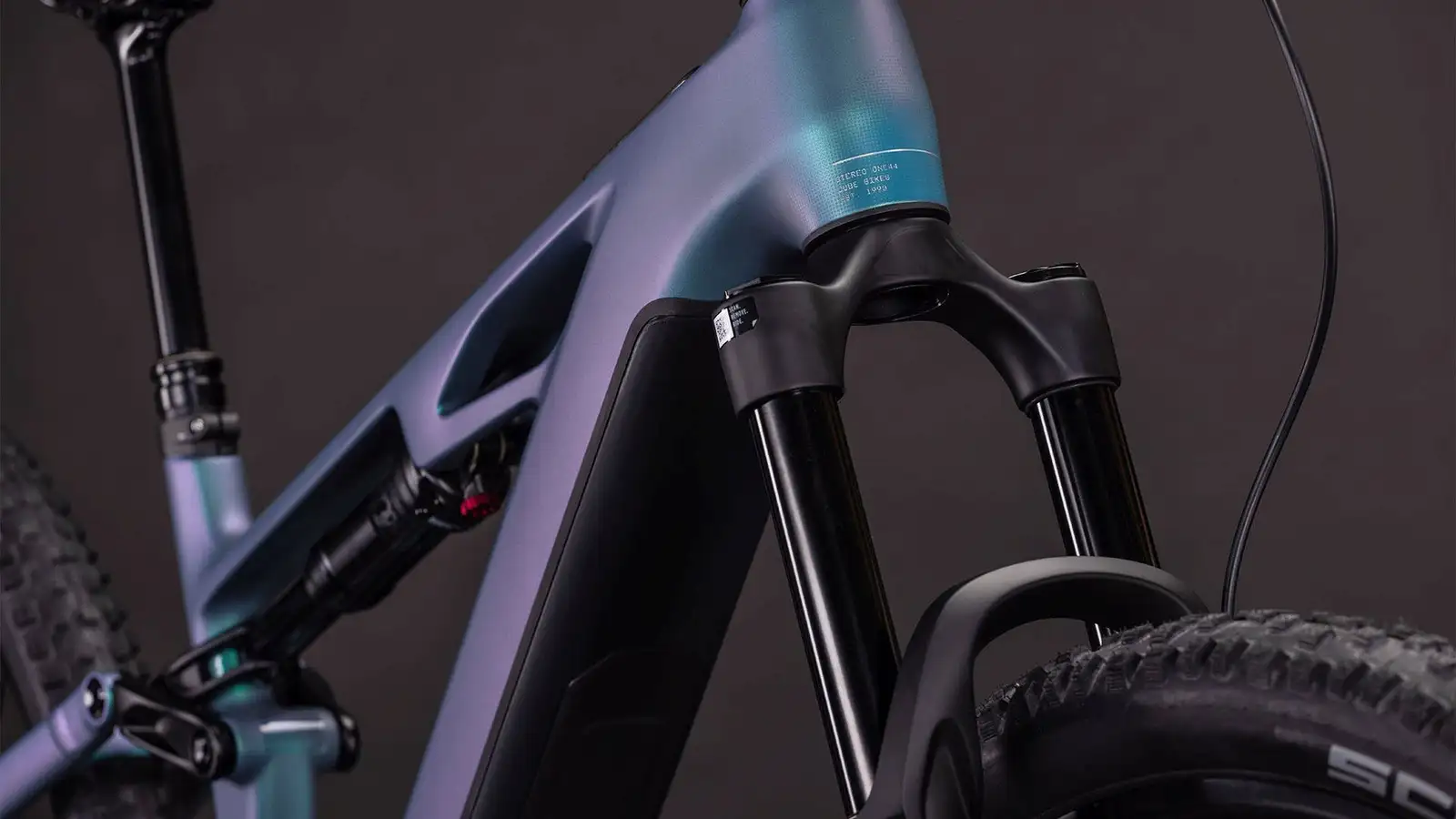 Cube STEREO HYBRID ONE44 HPC RACE 800 SMARAGDGREY/PRISM - Afbeelding 6