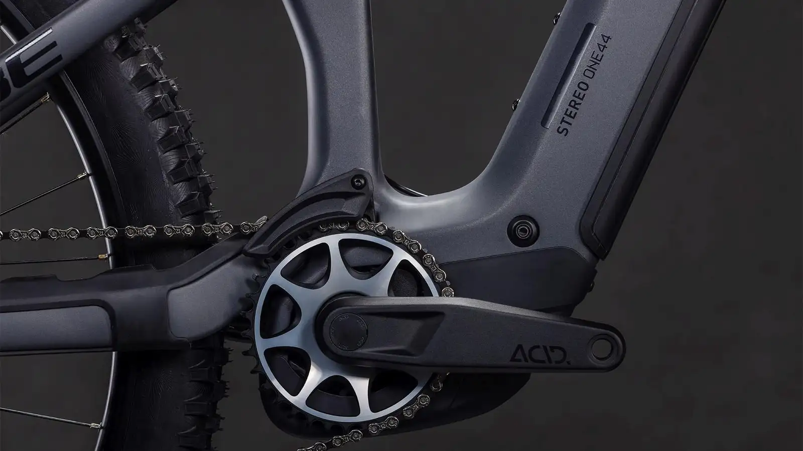 Cube STEREO HYBRID ONE44 HPC SLX 800 SLABGREY/ORANGE - Image 4