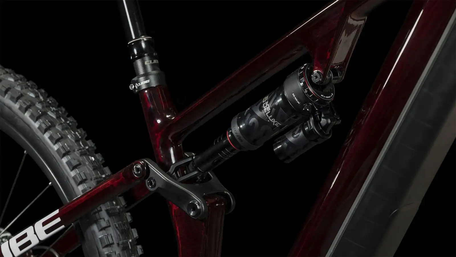 Cube STEREO HYBRID ONE55 C:68X SLX 750 LIQRED - Image 3