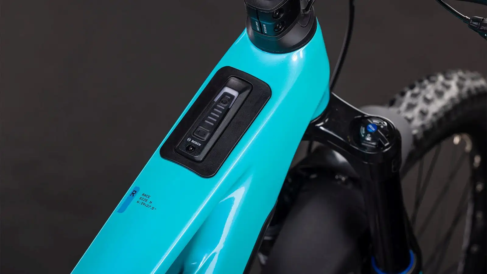 Cube STEREO HYBRID ONE77 HPC RACE 800 SWIMMINGPOOL/BLACK - Image 3