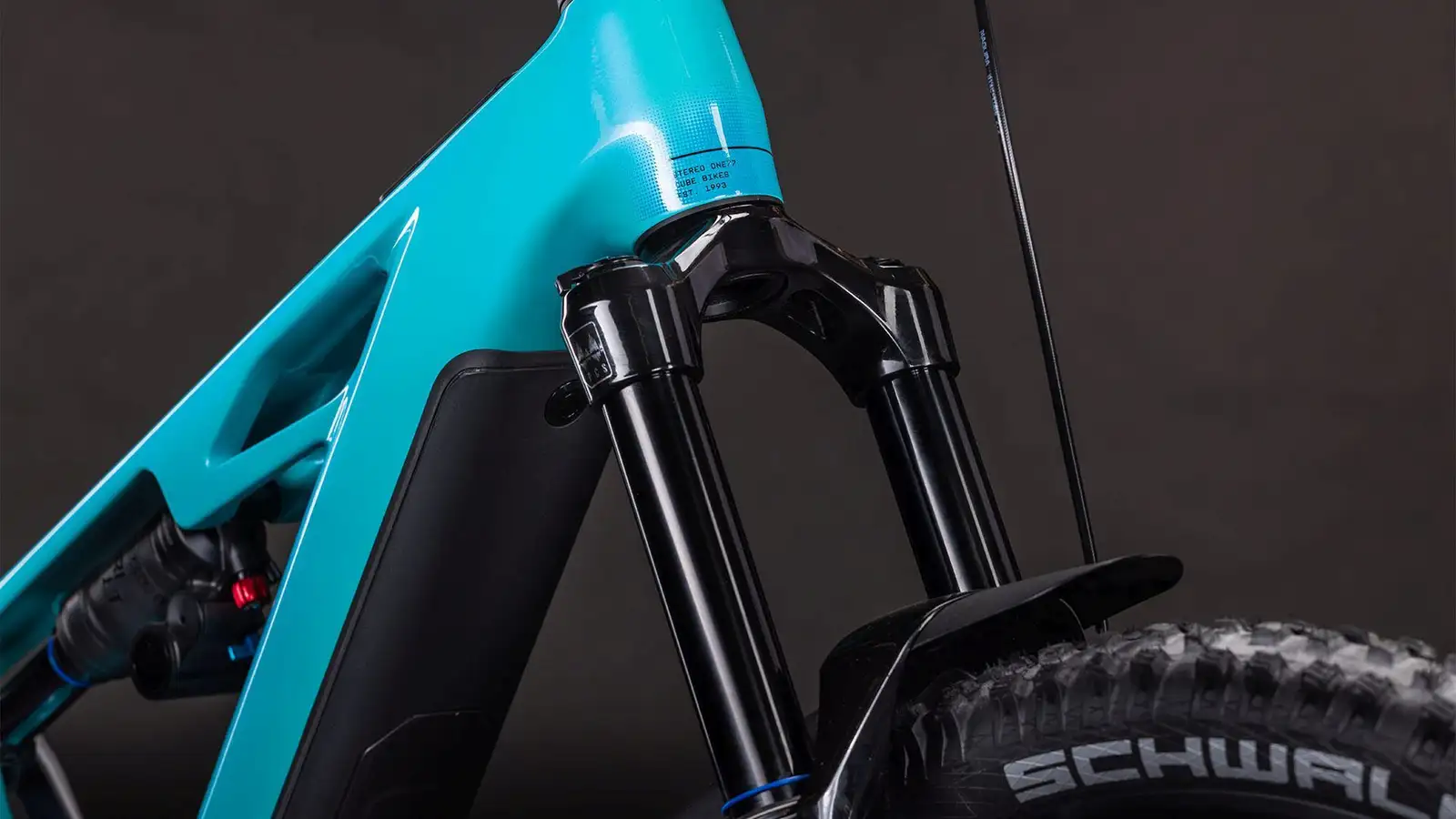 Cube STEREO HYBRID ONE77 HPC RACE 800 SWIMMINGPOOL/BLACK - Image 5