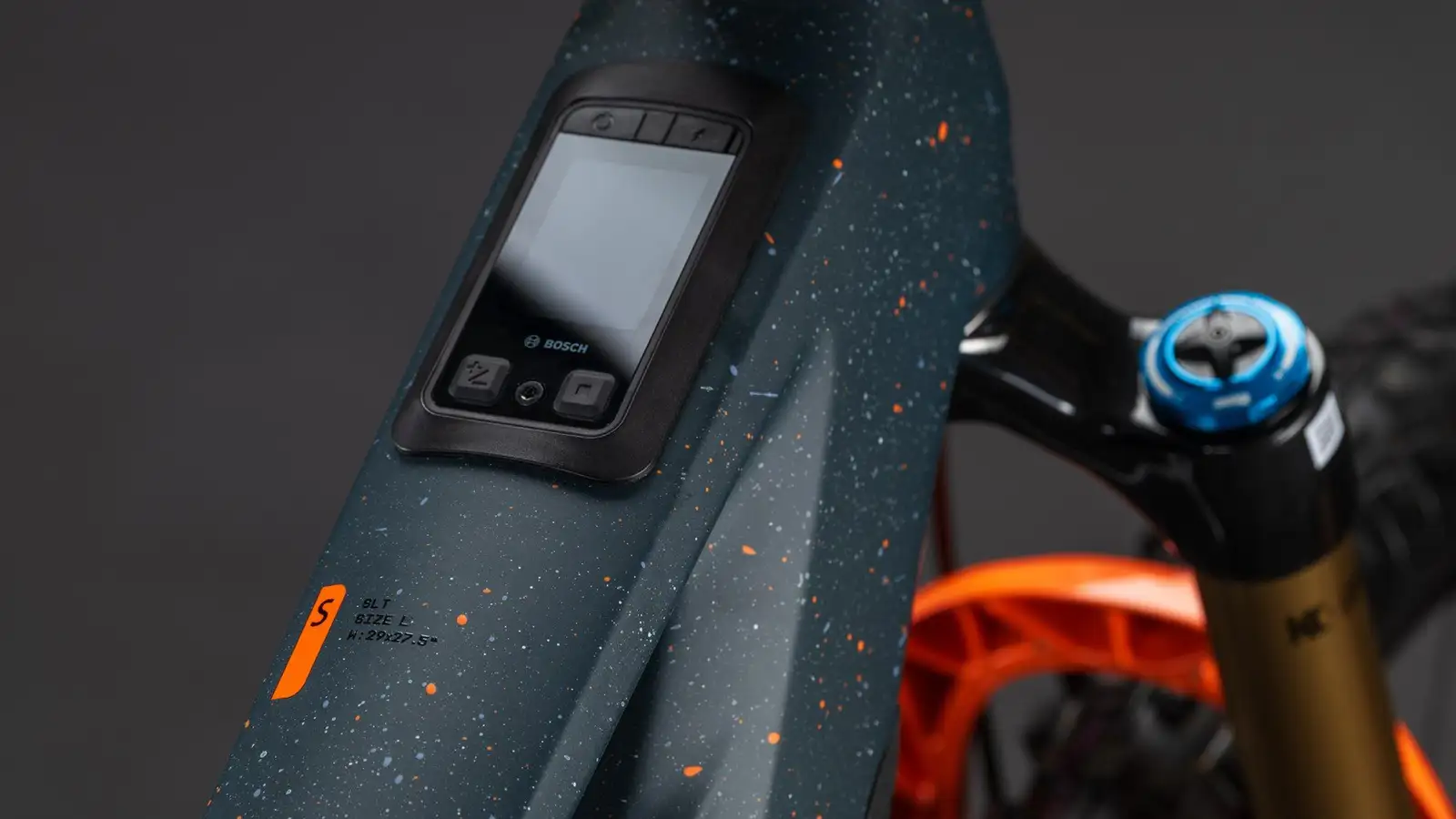 Cube STEREO HYBRID ONE77 HPC SLT 800 GALAXY/ORANGE - Image 3