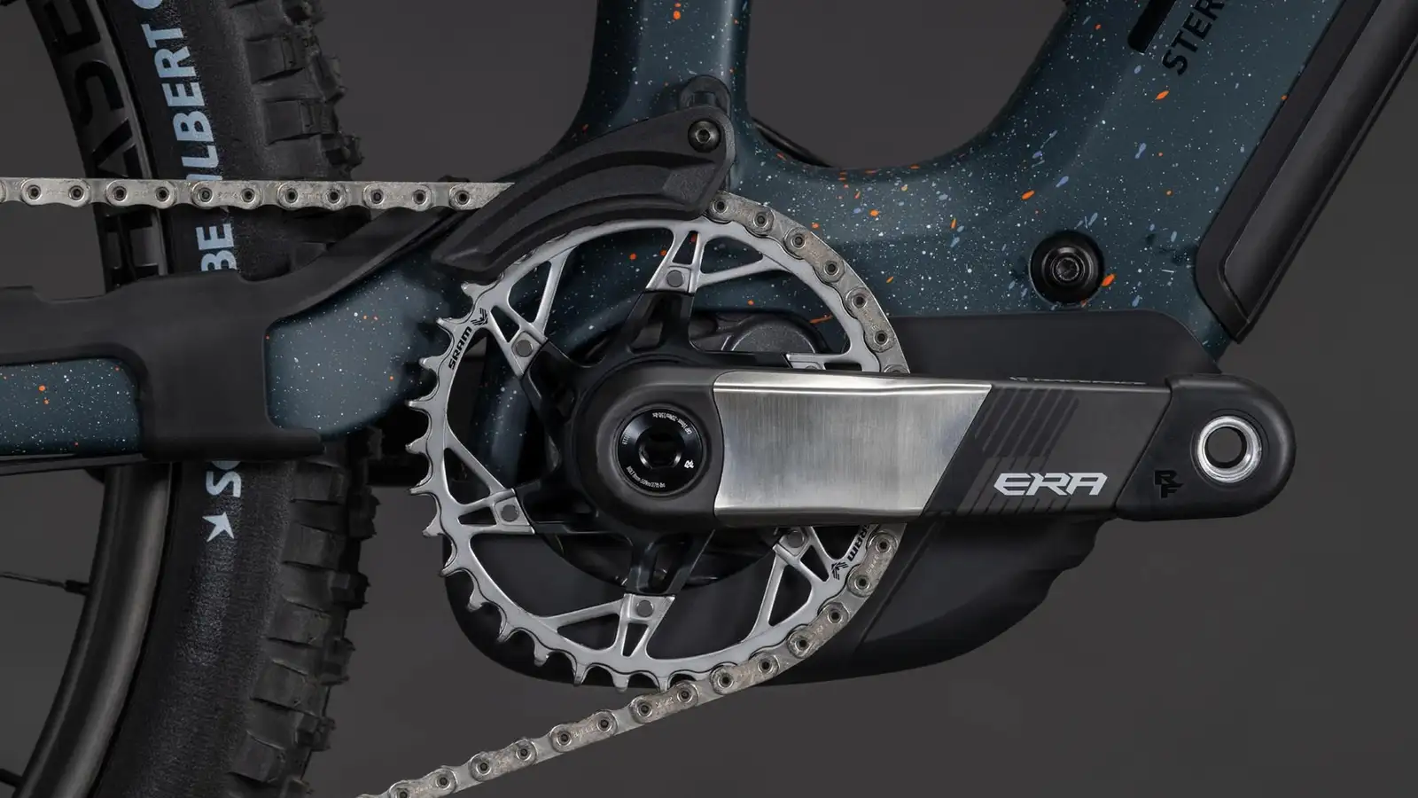 Cube STEREO HYBRID ONE77 HPC SLT 800 GALAXY/ORANGE - Image 5