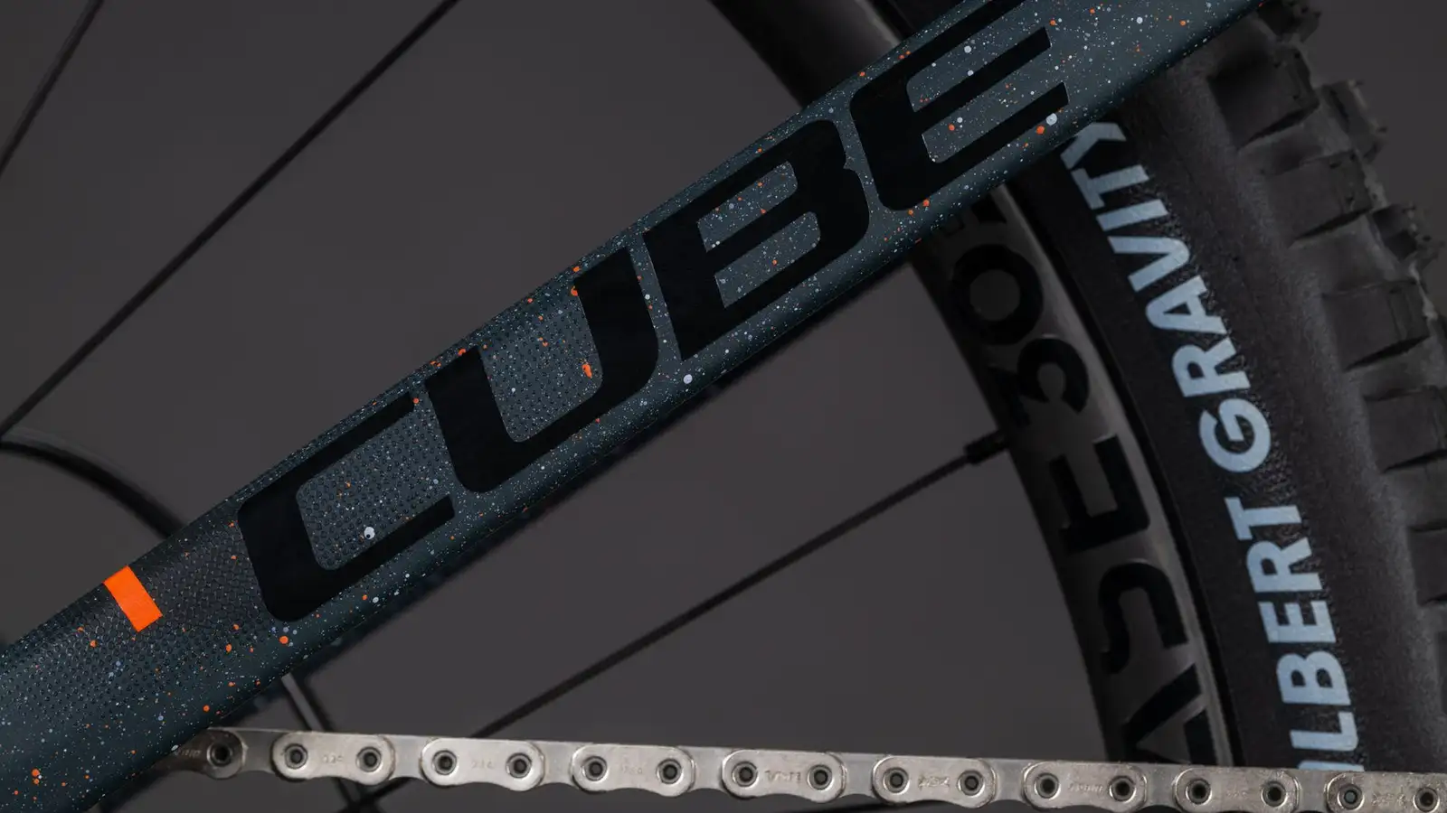 Cube STEREO HYBRID ONE77 HPC SLT 800 GALAXY/ORANGE - Image 6