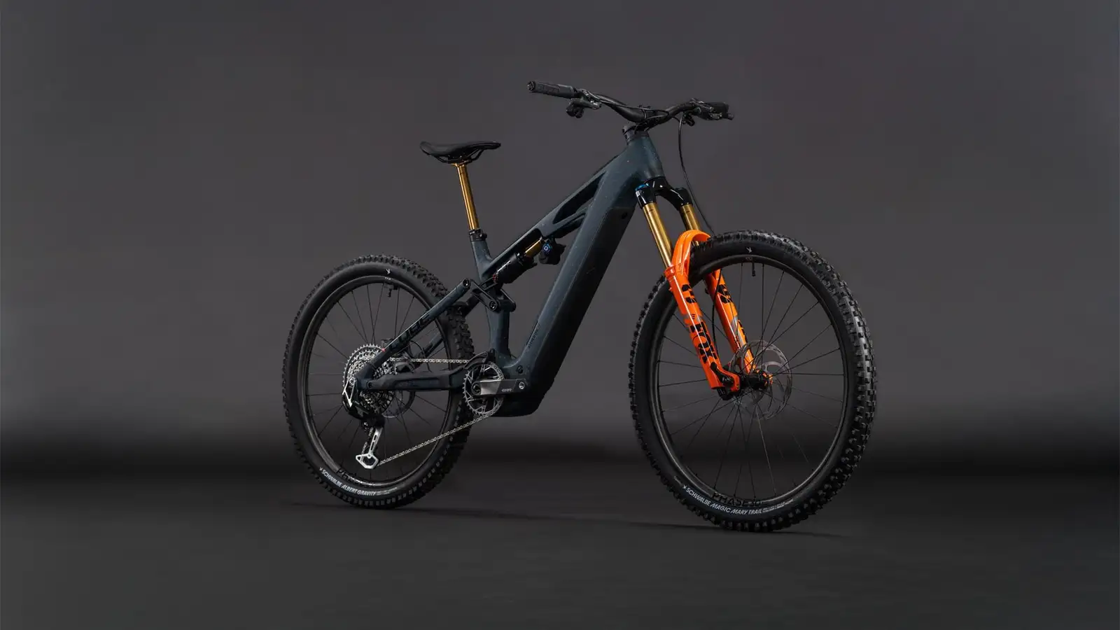 Cube STEREO HYBRID ONE77 HPC SLT 800 GALAXY/ORANGE - Image 9